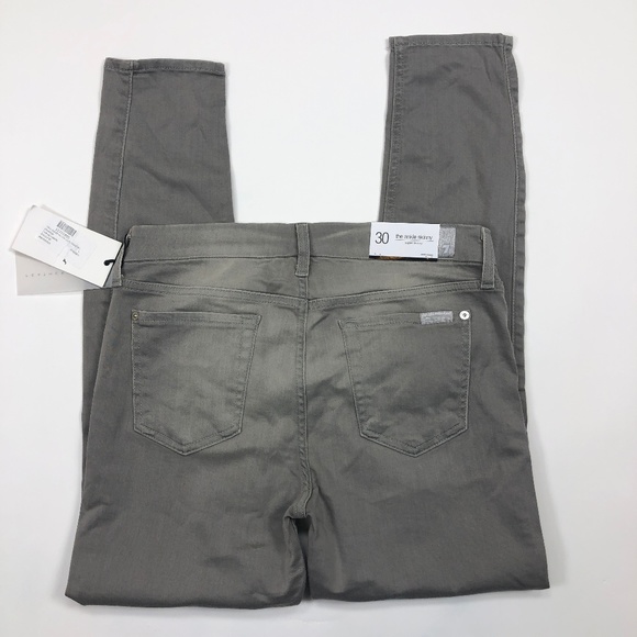 Seven for all Mankind Grey Skinny Jeans - Picture 4 of 5